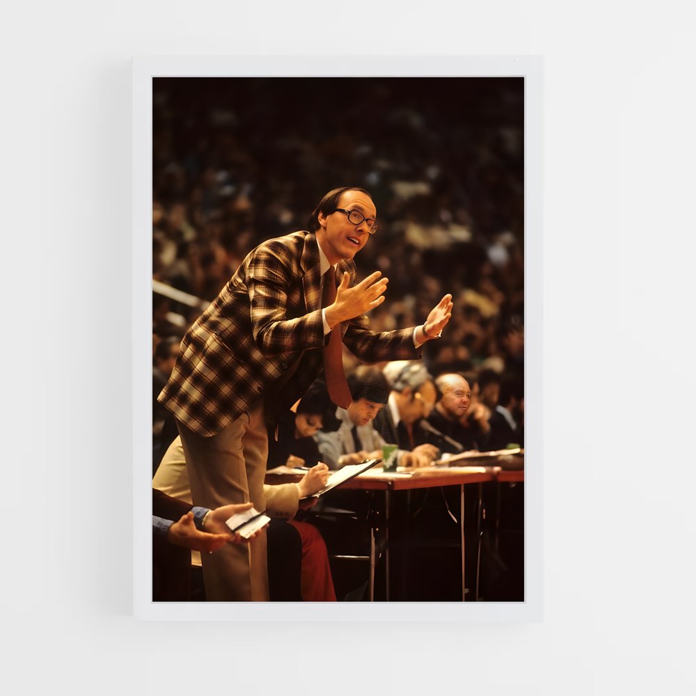 Poster Le Stratège en Plaid – affiche Basketball (vue 3)
